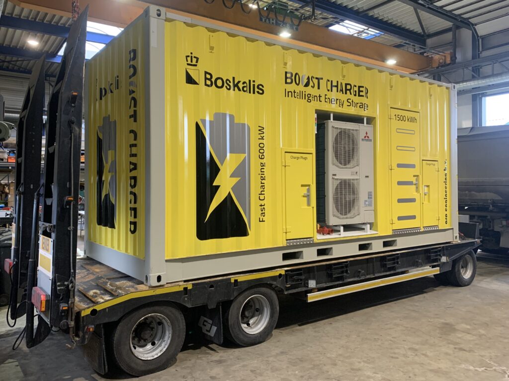 Accu container trailer Boskalis